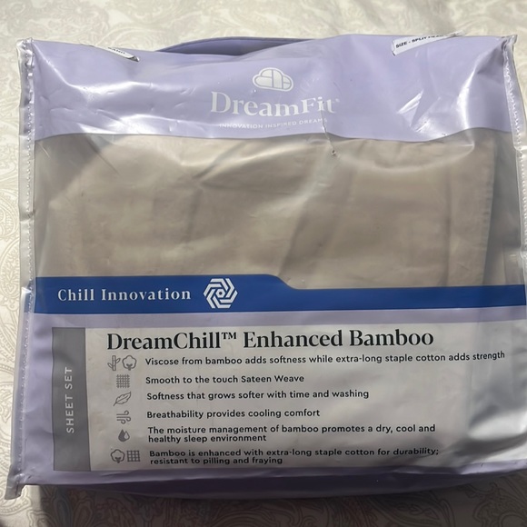 Bedding Split Head King Set Of Dreamfit Enhanced Bamboo Sheets Poshmark